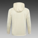 Agasalho de treino Paris Saint Germain PSG 24/25 - Bege com Capuz | Futmantos