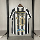 Camisa do Santos I 24/25 preta e branca - Com patrocinios